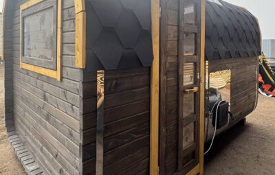 Баня квадро-бочка 3,5 метра