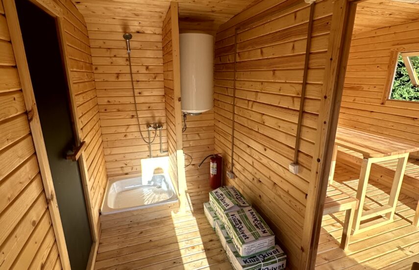 Баня квадро-бочка 3*6 метра