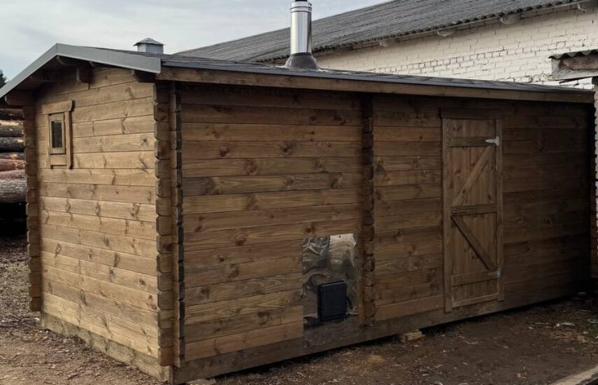 Классическая баня 2.8х5.6 метра