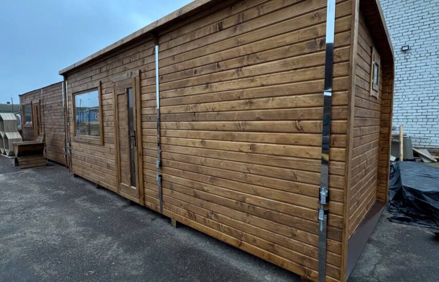 Баня парус 6 метров