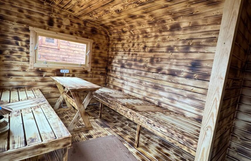 Баня парус 6 метров