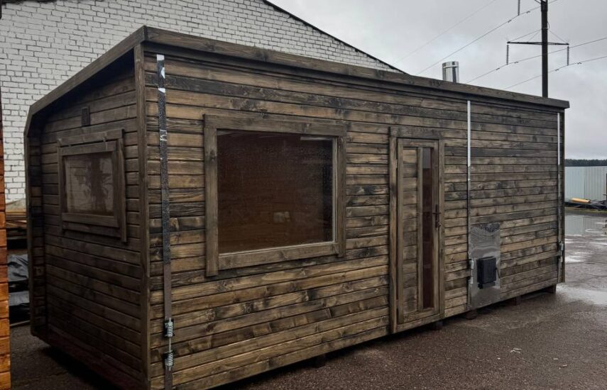 Баня парус 6 метров