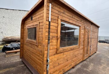 Баня парус 6 метров