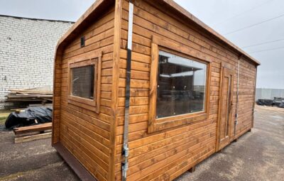 Баня парус 6 метров