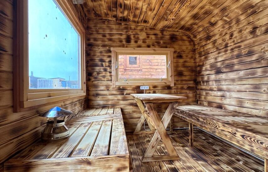 Баня парус 6 метров