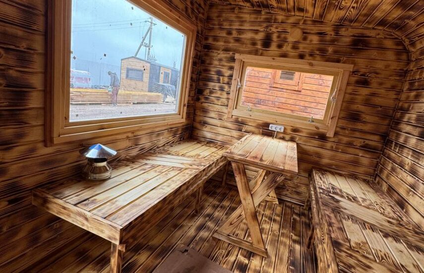 Баня парус 6 метров