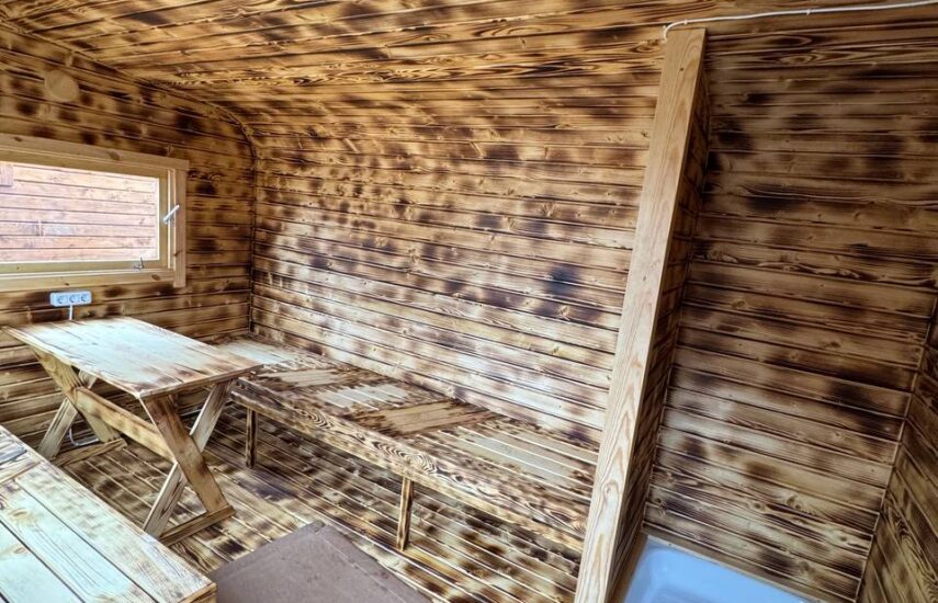 Баня парус 6 метров