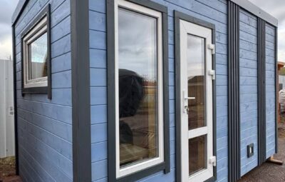 Каркасная баня 4х2.5 метра