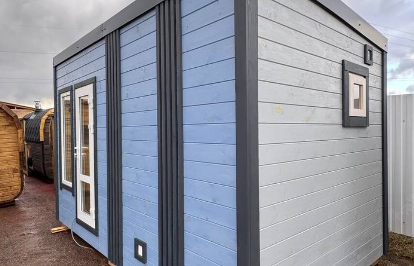 Каркасная баня 4х2.5 метра