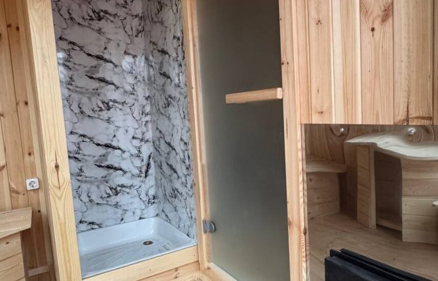 Каркасная баня 4х2.5 метра