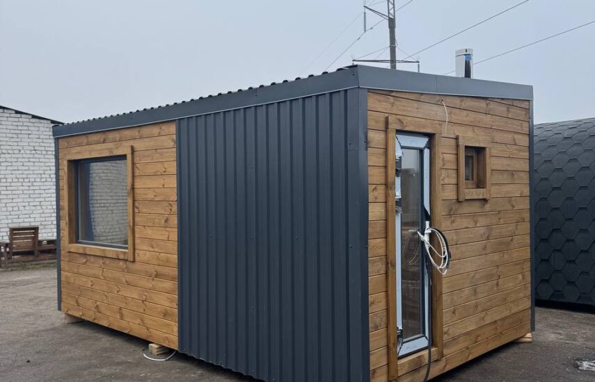 Каркасная баня 5х3 метра COMFORT