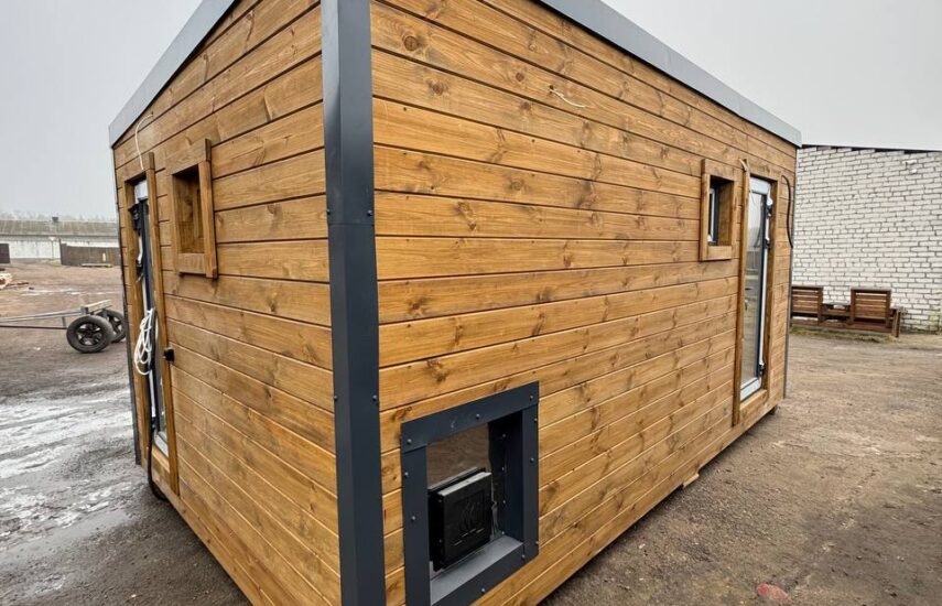 Каркасная баня 5х3 метра COMFORT