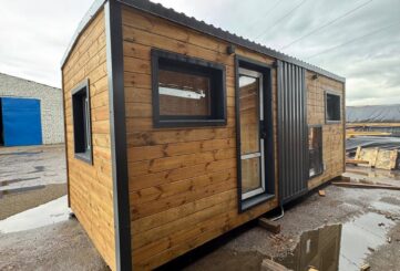 Каркасная баня 6х2.5 метра