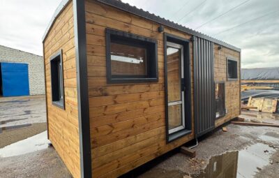 Каркасная баня 6х2.5 метра