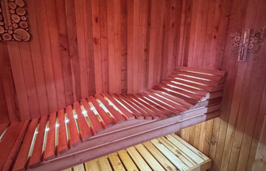 Классическая баня 6×5 с террасой 3×5