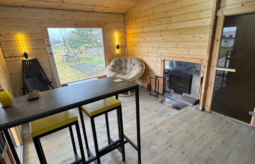 Классическая баня 6×5 с террасой 3×5